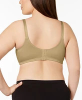 Bali Double Support Tailored Wireless Lace Up Front Bra 3820