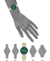 Anne Klein Women's Diamond-Accent Gold-Tone Bracelet Watch 32mm