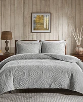 Woolrich Teton 3-Pc. Reversible Faux-Fur King/California King Quilt Set