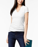 I.n.c. International Concepts Women's Ribbed V-Neck Top, Created for Macy's