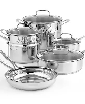 Cuisinart Chef's Classic Stainless Steel 11 Piece Cookware Set