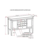 Thompson Sideboard Buffet & Wine Rack