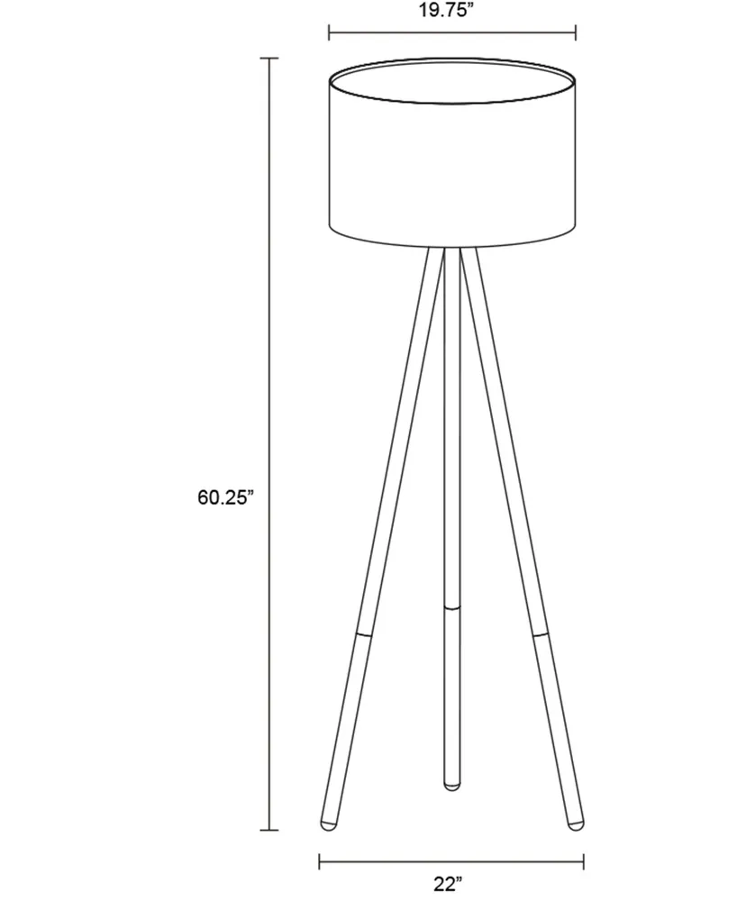 Adesso Louise Tripod Floor Lamp