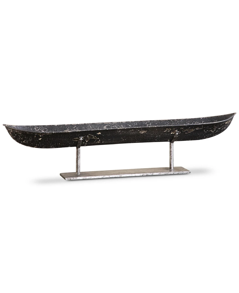 Uttermost River Boat Sculpture