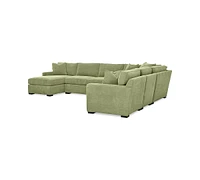 Radley -Piece Fabric Chaise Sectional Sofa