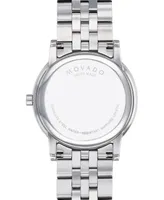 Movado Men's Swiss Museum Classic Stainless Steel Bracelet Watch 40mm