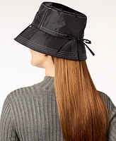 Totes Women's Split-Back Bow Water Repellent Rain Hat