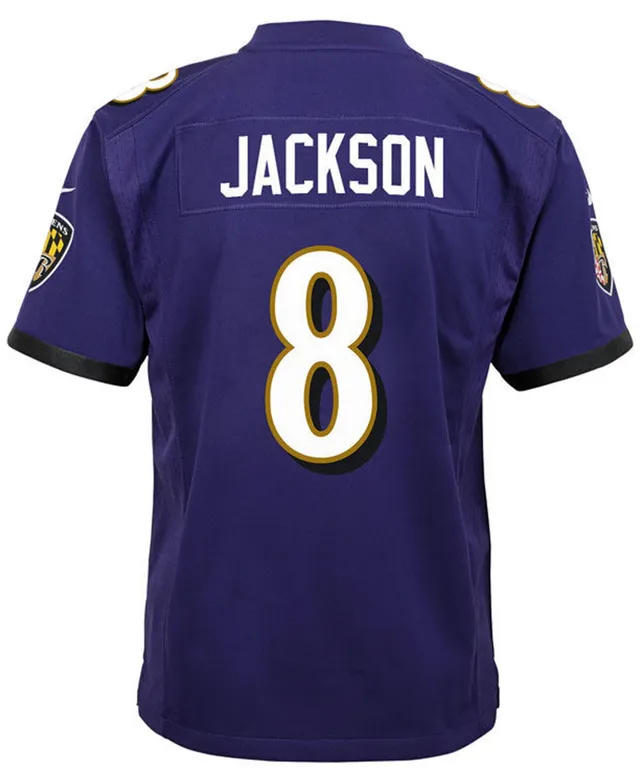 Nike Big Boys Lamar Jackson Gray Baltimore Ravens Atmosphere Fashion Game  Jersey - Macy's