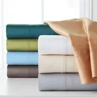 Pointehaven Solid 620 Thread Count Cotton Sheet Sets