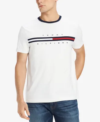 Tommy Hilfiger Men's Big & Tall Tino Logo Short Sleeve T-Shirt