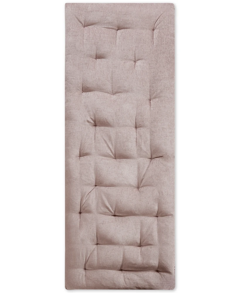 Intelligent Design Edelia Poly Chenille Lounge Floor Pillow, 27 "x 74"