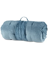Intelligent Design Edelia Poly Chenille Lounge Floor Pillow, 27 "x 74"
