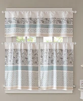 Madison Park Dawn Rod Pocket Printed Pieced Cotton Valance, 50" x 18"