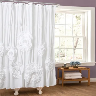 Lush Decor Serena Shower Curtain, 72" x