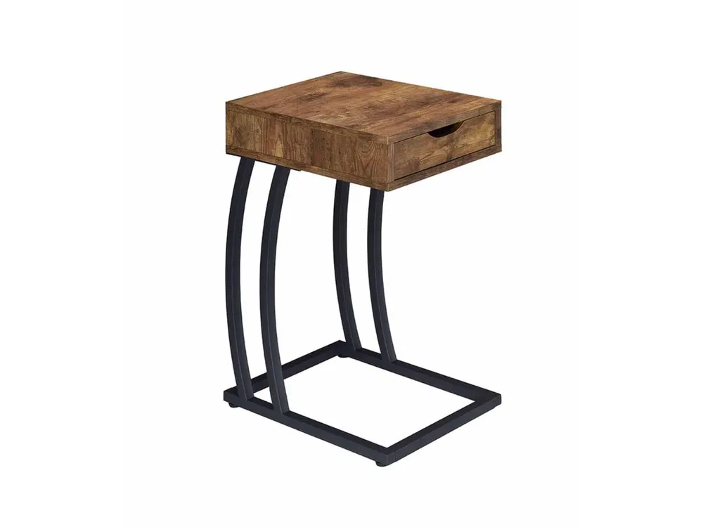 Sutton Industrial One-drawer Accent Table