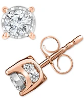 TruMiracle Diamond Stud Earrings (1/2 ct. t.w.) 14k Gold