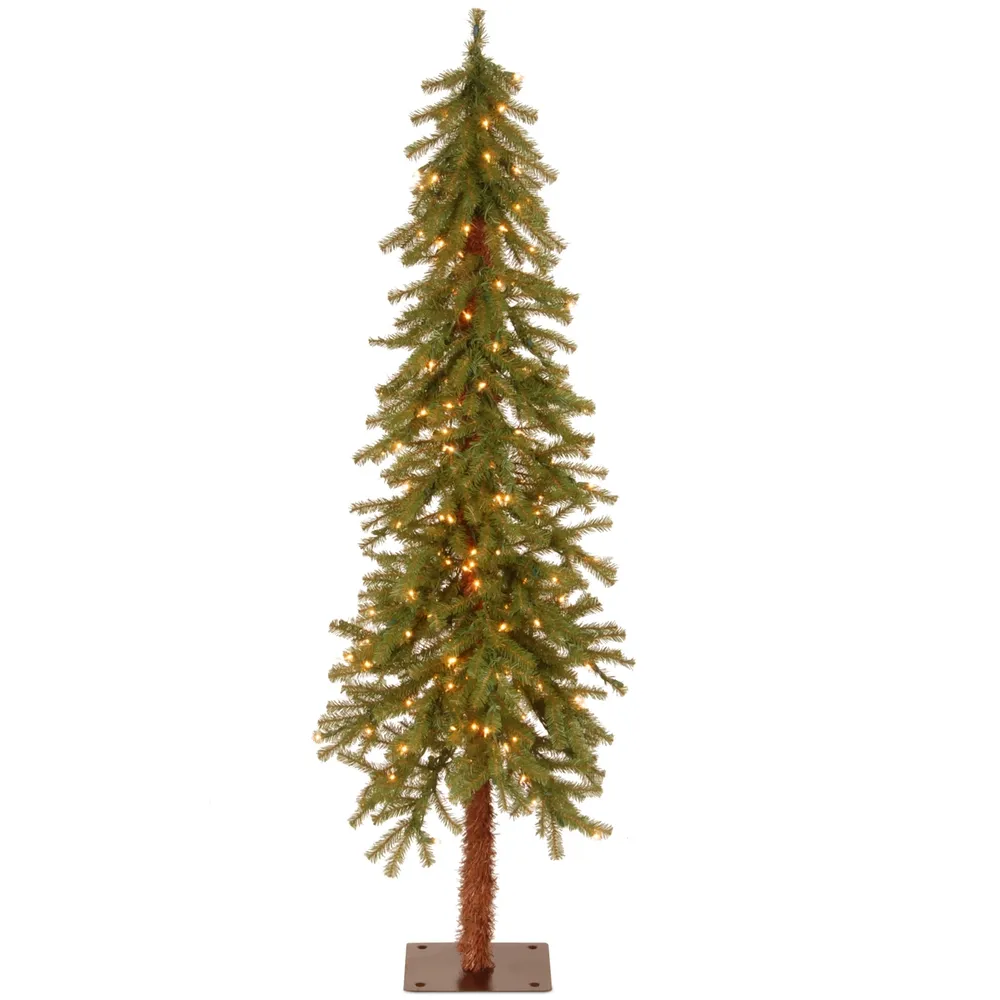 National Tree 5' Hickory Cedar Tree with 150 Clear Lights