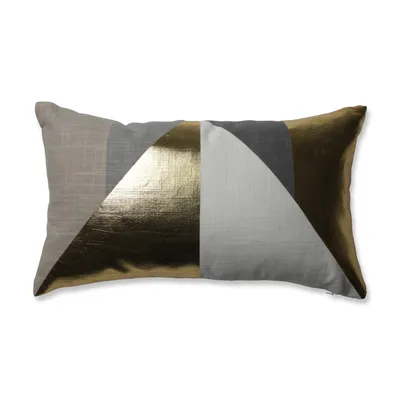 Avalon Gold Rectangular Throw Pillow