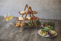 Toscana by Picnic Time Serving Ladder 3 Tiered Serving Station