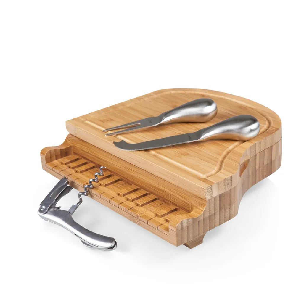 Toscana by Picnic Time Piano Cheese Cutting Board & Tools Set