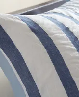 Ink+Ivy Sutton Subtle Stripe -Pc. Duvet Cover Set