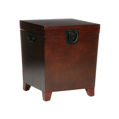 Pyramid Trunk End Table