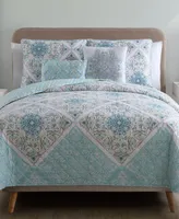 Windsor Reversible 5-Piece Queen Quilt Set