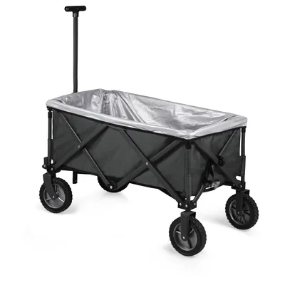 Oniva by Picnic Time Adventure Wagon Elite Portable Utility Wagon with Table & Liner