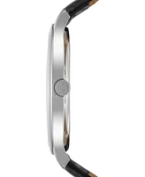 Tissot Men's Swiss Tradition Black Leather Strap Watch 42mm