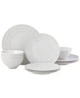 Lenox Chelse Muse Fleur 12-Pc. Dinnerware Set, Service for 4