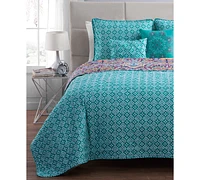 Vcny Home Yara Reversible -Pc. Full/Queen Quilt Set