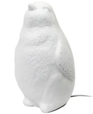 Simple Designs Porcelain Arctic Penguin Shaped Table Lamp