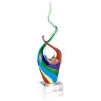 Badash Crystal Rainbow Note Sculpture