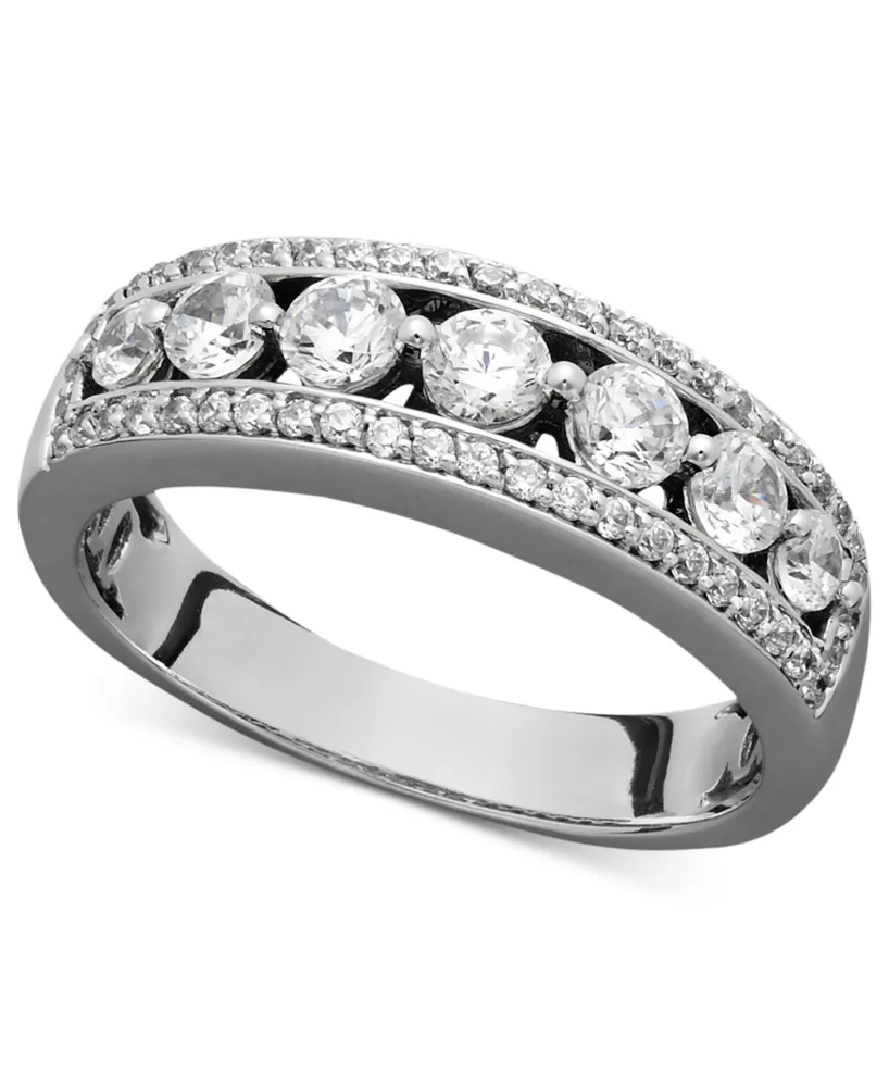 Certified Diamond Band Ring (1 ct. t.w.) in 14k White Gold