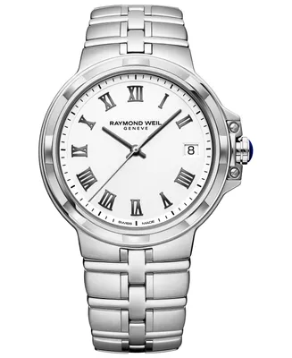 Raymond Weil Men's Swiss Parsifal Stainless Steel Bracelet Watch 41mm