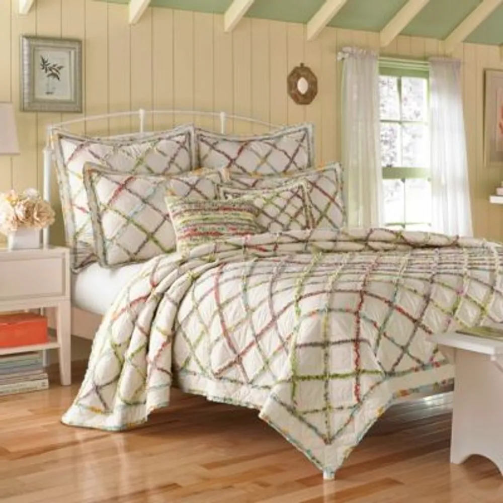 Laura Ashley Ruffle Garden Quilt Sets