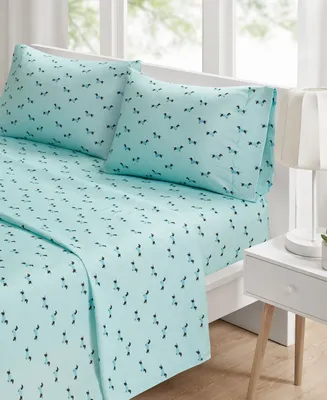 Intelligent Design Novelty Printed Microfiber 3-Pc. Sheet Set