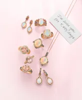 Le Vian Chocolatier Neopolitan Opal (2-3/8 ct. t.w.) and Diamond (5/8 ct. t.w.) Drop Earrings in 14K Rose Gold