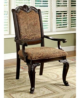 Ramsaran Brown Cherry Armchair (Set of 2)