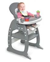 Badger Basket Envee Ii Baby High Chair with Playtable Conversion