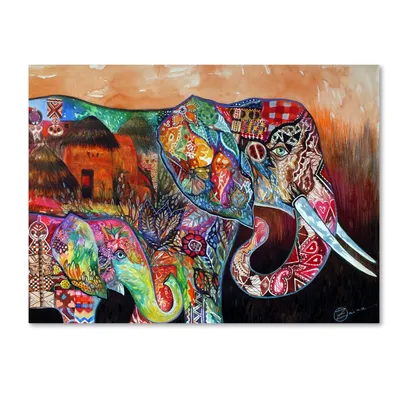 Oxana Ziaka 'Africa' Canvas Art