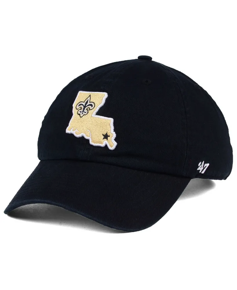 47 Brand New Orleans Saints Clean Up Strapback Cap