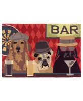 Liora Manne Front Porch Indoor Outdoor Bar Patrol Port Area Rugs