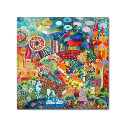 Oxana Ziaka 'Unicorn' Canvas Art