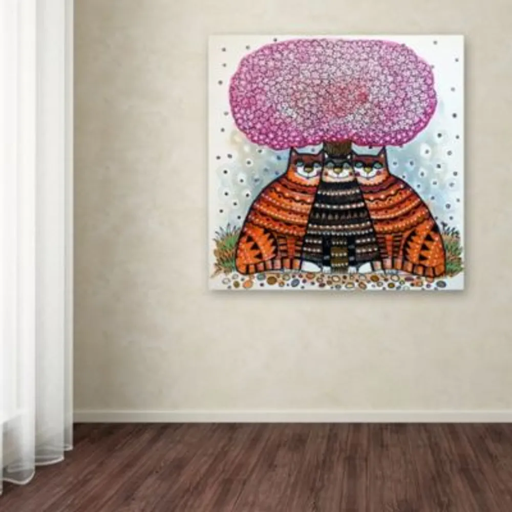 Oxana Ziaka A Cherry Blossom Season Canvas Art Collection