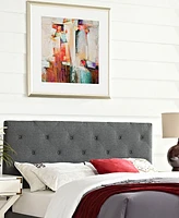 Terisa King Upholstered Fabric Headboard