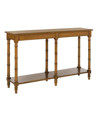 Noam Modern Coastal Bamboo Console Table