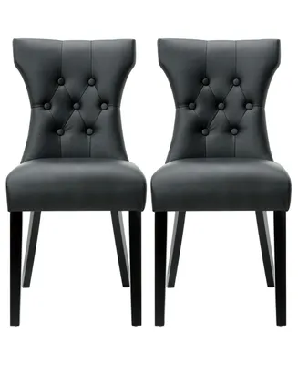 Modway Silhouette Dining Chairs Set of 2