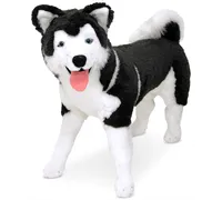 Melissa & Doug Lifelike Plush Giant Siberian Husky Dog