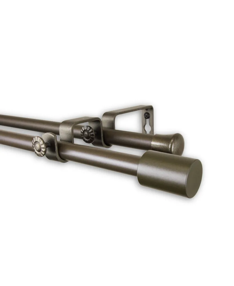 Nora 5/8 Double" Curtain Rod 28-48"